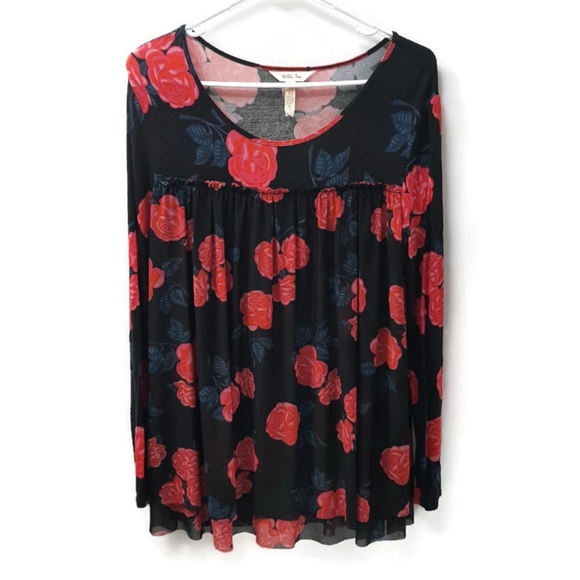 Matilda Jane Winter Blooms Floral Knit Top Small - Picture 3 of 8